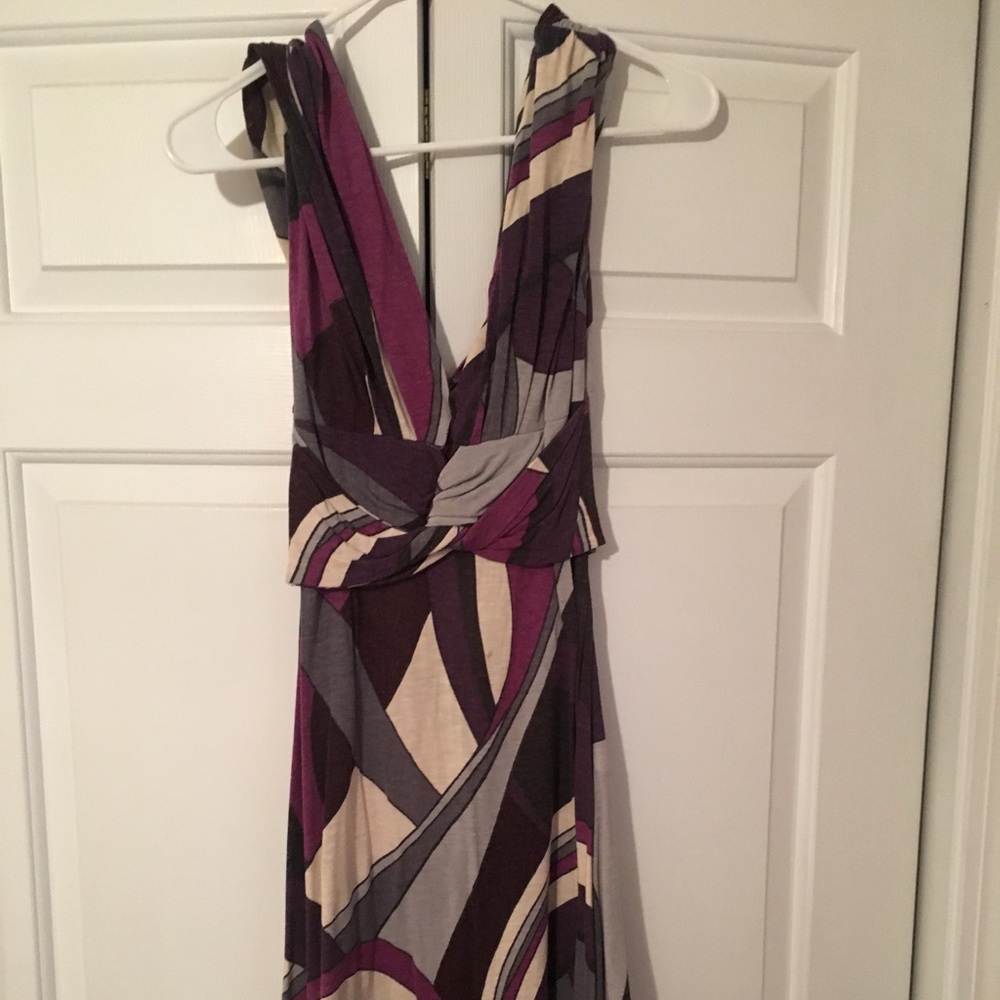 Multi colored dress.